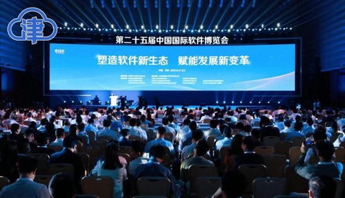 共谋发展 共商合作 第二十五届中国国际软件博览会在天津开幕